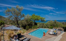 Villa Bodri, Maison En Pierre Avec Vue Mer Et Piscine Chauffee