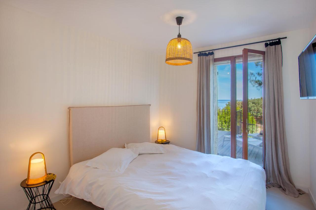 Villa Bodri, Maison En Pierre Avec Vue Mer Et Piscine Chauffee L'Ile-Rousse  Exterior photo