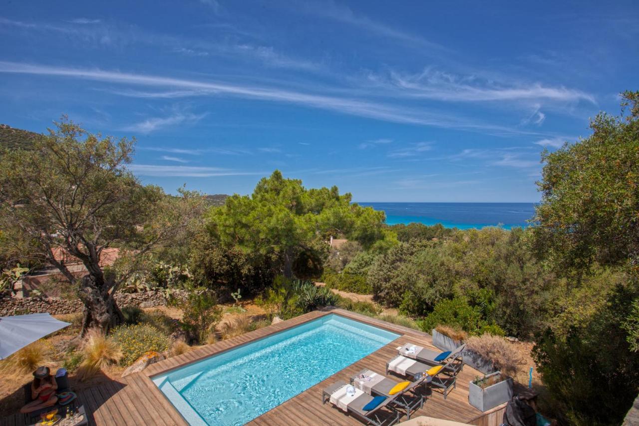 Villa Bodri, Maison En Pierre Avec Vue Mer Et Piscine Chauffee L'Ile-Rousse  Exterior photo